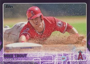 2015 Topps - Purple #300 Mike Trout Front