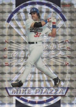 1996 Bowman's Best - Best Cuts Atomic Refractor #9 Mike Piazza Front