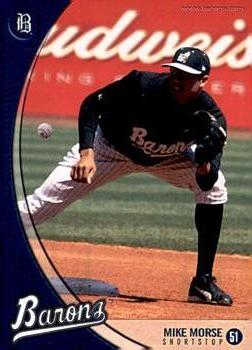 2004 Grandstand Birmingham Barons #NNO Mike Morse Front