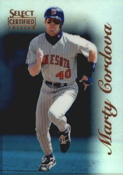 1996 Select Certified - Mirror Blue #43 Marty Cordova Front