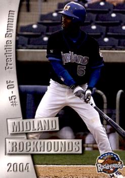 2004 Grandstand Midland RockHounds #NNO Freddie Bynum Front