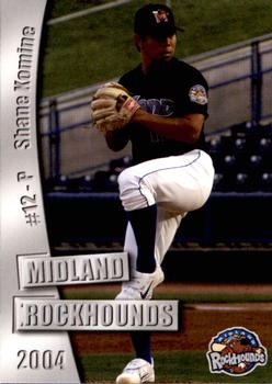 2004 Grandstand Midland RockHounds #NNO Shane Komine Front