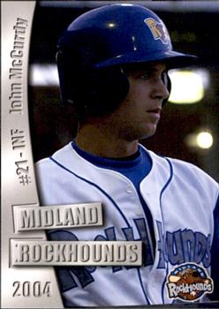 2004 Grandstand Midland RockHounds #NNO John McCurdy Front