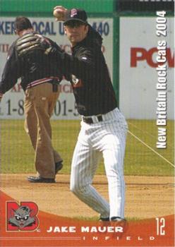 2004 Grandstand New Britain Rock Cats #NNO Jake Mauer Front