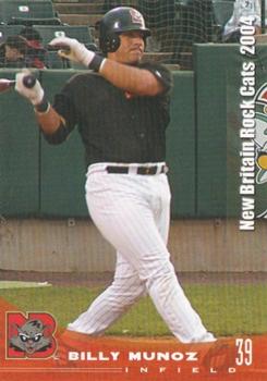 2004 Grandstand New Britain Rock Cats #NNO Billy Munoz Front