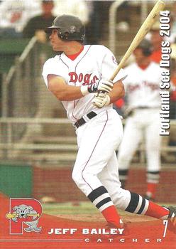 2004 Grandstand Portland Sea Dogs #NNO Jeff Bailey Front