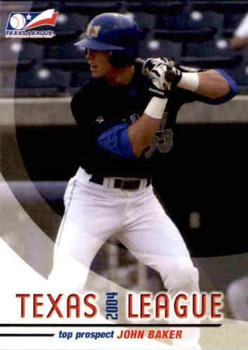 2004 Grandstand Texas League Top Prospects #NNO John Baker Front