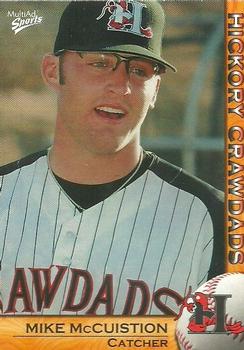 2004 MultiAd Hickory Crawdads #22 Mike McCuistion Front