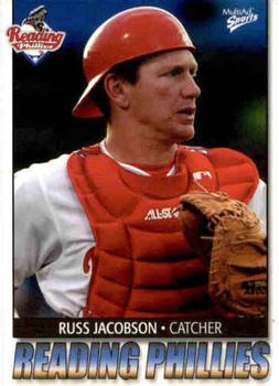 2004 MultiAd Reading Phillies #13 Russ Jacobson Front