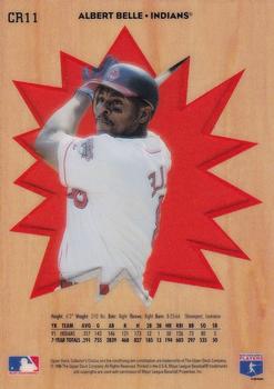 1996 Collector's Choice - You Crash the Game Gold Exchange #CR11 Albert Belle Back