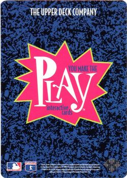 1996 Collector's Choice - You Make the Play Gold Signature #12 Darren Daulton Back