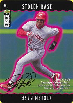 1996 Collector's Choice - You Make the Play Gold Signature #20 Barry Larkin Front