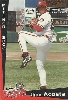 2000 Grandstand Lansing Lugnuts #NNO Jhon Acosta Front