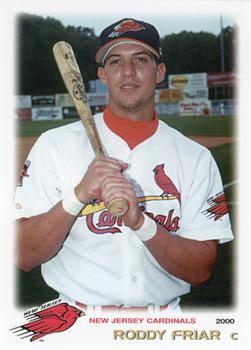 2000 Grandstand New Jersey Cardinals #NNO Roddy Friar Front