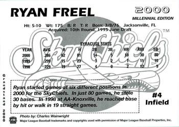 2000 Grandstand Syracuse SkyChiefs #NNO Ryan Freel Back