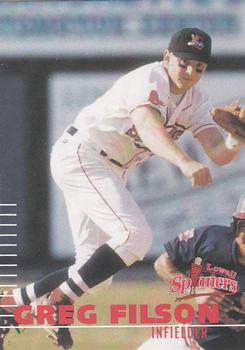 2000 Multi-Ad Lowell Spinners #7 Greg Filson Front