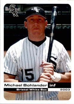 2003 Grandstand Bristol White Sox #3 Michael Bohlander Front