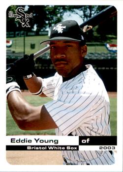 2003 Grandstand Bristol White Sox #29 Eddie Young Front