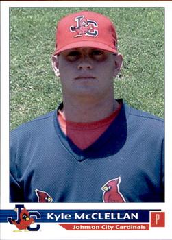 2003 Grandstand Johnson City Cardinals #13 Kyle McClellan Front