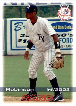 2003 Grandstand Tampa Yankees #NNO Robinson Cano Front