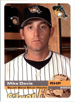 2003 Grandstand South Bend Silver Hawks #NNO Mike Davis Front