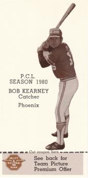 1980 Valley National Bank Phoenix Giants #15 Bob Kearney Front