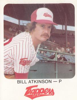 1981 Red Rooster Edmonton Trappers #12 Bill Atkinson Front