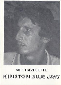 1982 Kelly Studio Kinston Blue Jays #8 Moe Hazelette Front