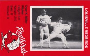 1982 Ehrler's Louisville Redbirds #NNO Dyar Miller Front