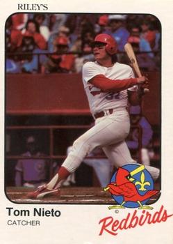 1983 Riley's Sports Gallery Louisville Redbirds #9 Tom Nieto Front