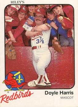 1983 Riley's Sports Gallery Louisville Redbirds #29 Doyle Harris Front