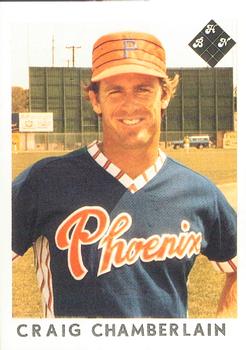 1983 Baseball Hobby News Phoenix Giants #23 Craig Chamberlain Front