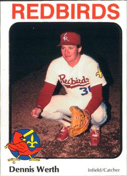 1984 Riley's Sports Gallery Louisville Redbirds #30 Dennis Werth Front