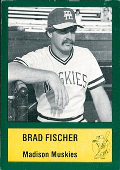 1984 Madison Muskies #25 Brad Fischer Front