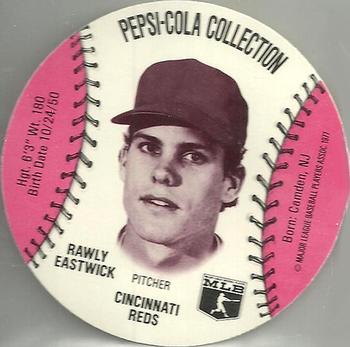 1977 Pepsi-Cola Collection Glove Discs #NNO Rawly Eastwick Front