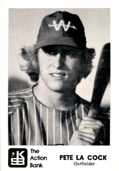 1973 J.P. Kelly Bank Wichita Aeros Baseball #NNO Pete LaCock Front