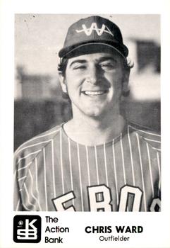 1973 J.P. Kelly Bank Wichita Aeros Baseball #NNO Chris Ward Front