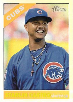 2015 Topps Heritage - Chrome Retail Foil #THC-494 Starlin Castro Front