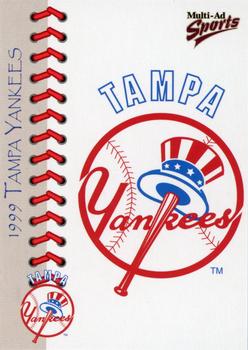 1999 Multi-Ad Tampa Yankees #1 Checklist Front
