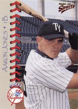 1999 Multi-Ad Tampa Yankees Update #13 Aaron Jones Front