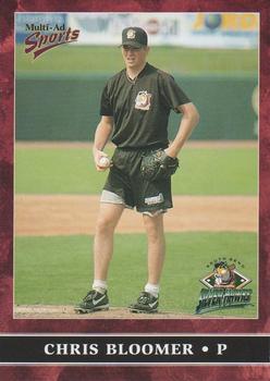 1999 Multi-Ad South Bend Silver Hawks #9 Chris Bloomer Front