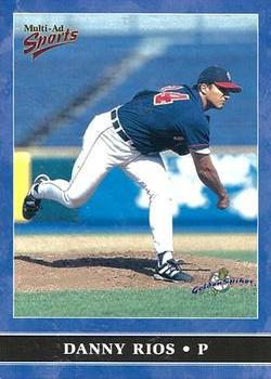 1999 Multi-Ad Omaha Golden Spikes #20 Danny Rios Front