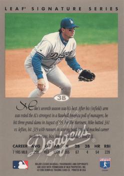 1996 Leaf Signature Series - Autographs Silver #NNO Mike Blowers Back