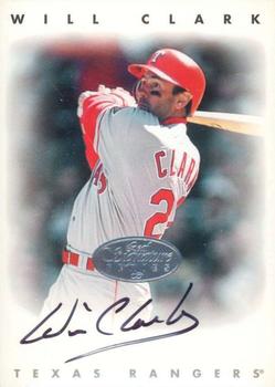 1996 Leaf Signature Series - Autographs Silver #NNO Will Clark Front