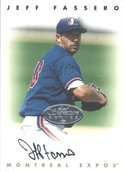 1996 Leaf Signature Series - Autographs Silver #NNO Jeff Fassero Front