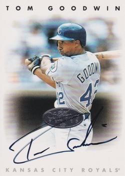 1996 Leaf Signature Series - Autographs Silver #NNO Tom Goodwin Front