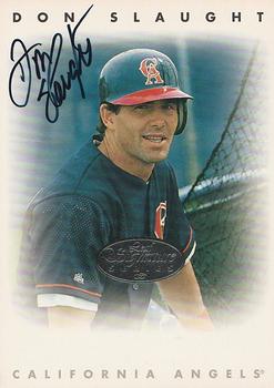 1996 Leaf Signature Series - Autographs Silver #NNO Don Slaught Front