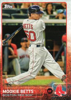 2015 Topps Boston Red Sox #BRS-9 Mookie Betts Front