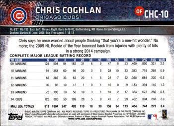 2015 Topps Chicago Cubs #CHC-10 Chris Coghlan Back