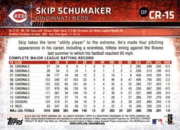 2015 Topps Cincinnati Reds #CR-15 Skip Schumaker Back